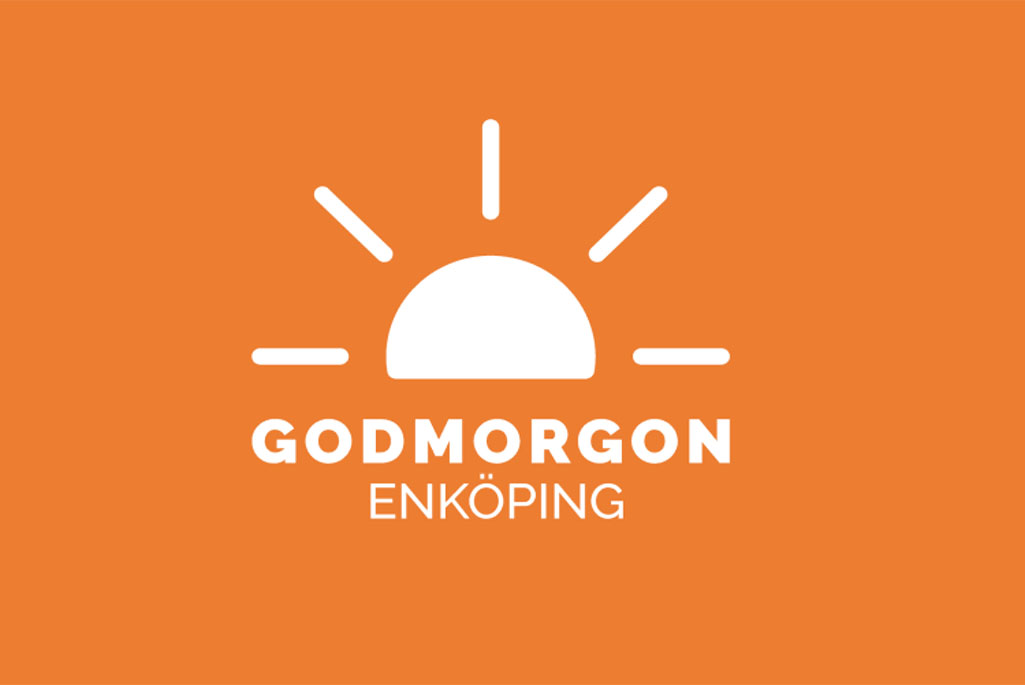 Bild på Godmorgon Enköping logotypen