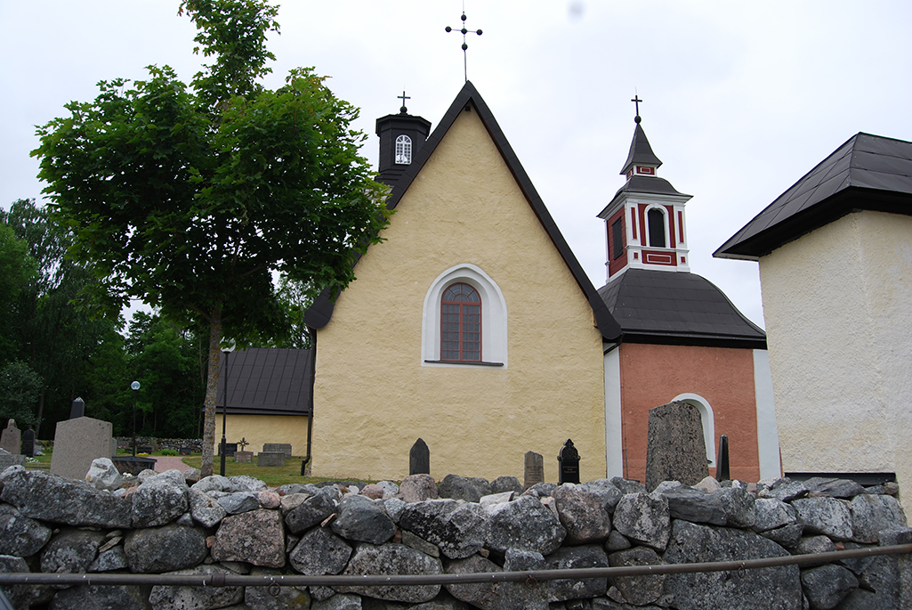Bild på Vallbykyrkan. Foto: Elisabeth Lind.